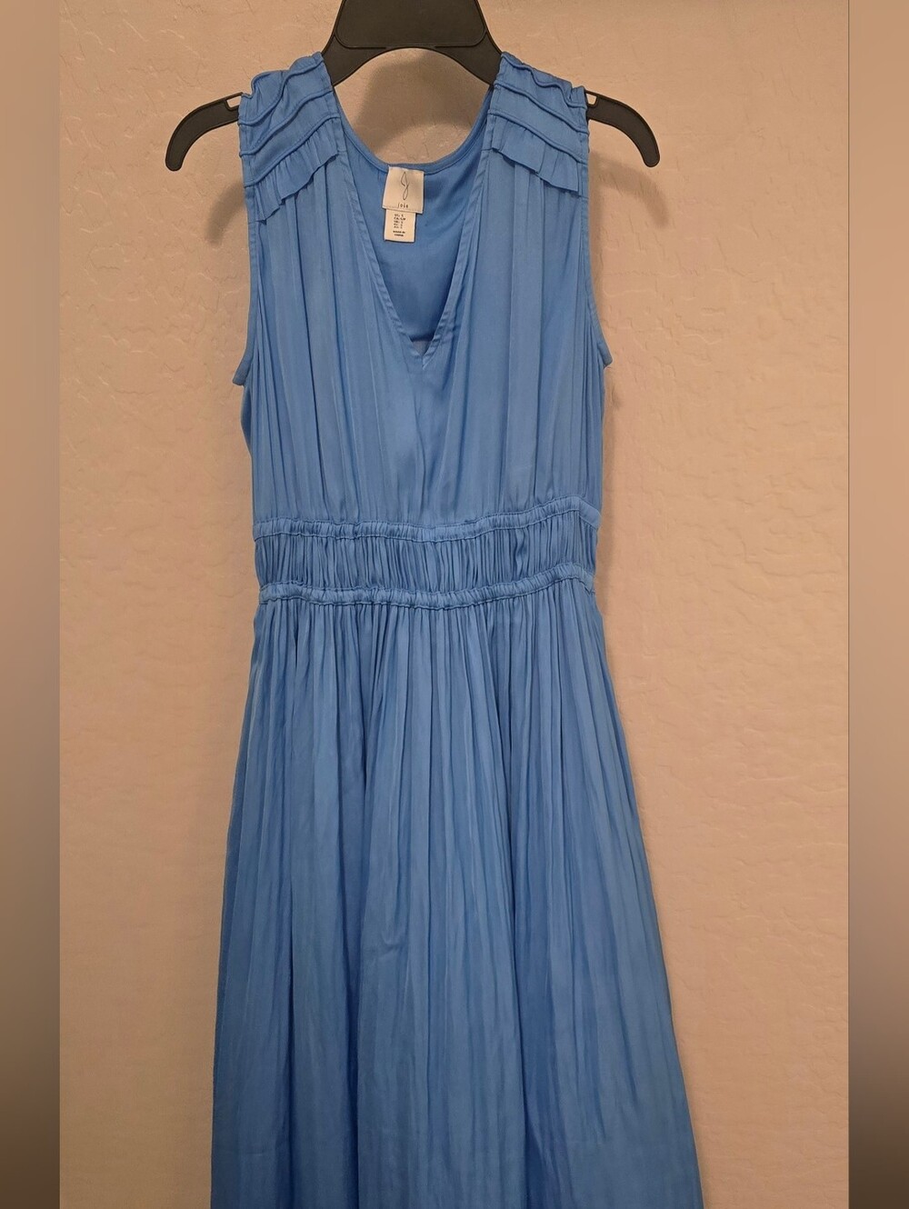 Joie Sleeveless Flowy V-neck Long Maxi Dress, Women's Small